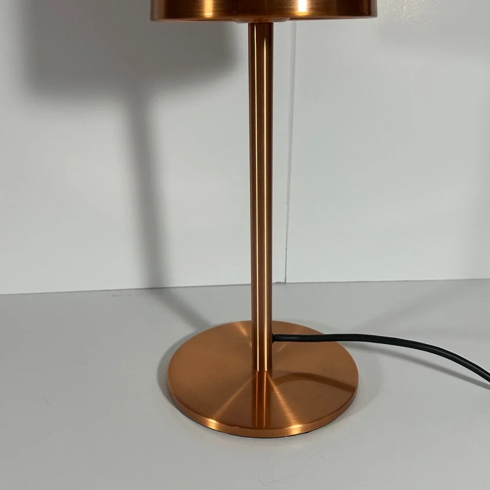 Vintage IKEA Copper Metal Tallvik Lamp With Perforations Anne Nilsson Design